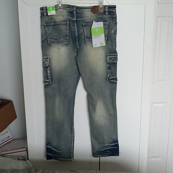 40x32 Refinery Republic Denim Jeans Stretch Comfort Slim Leg Opening - Picture 6 of 6